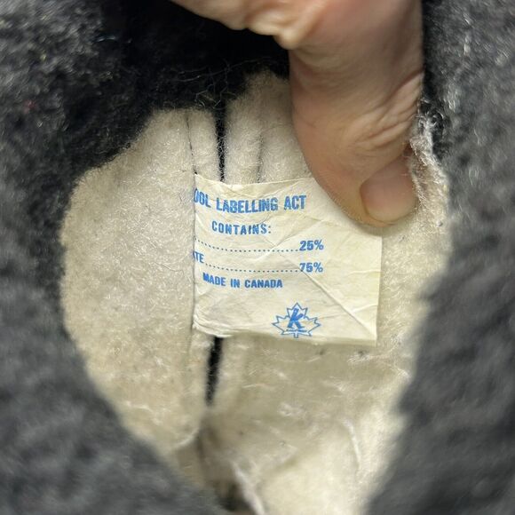 Sorel Kaufman Crusader Winter Boots men Size 7 Blk leather waterproof Duck Boots - Picture 8 of 8